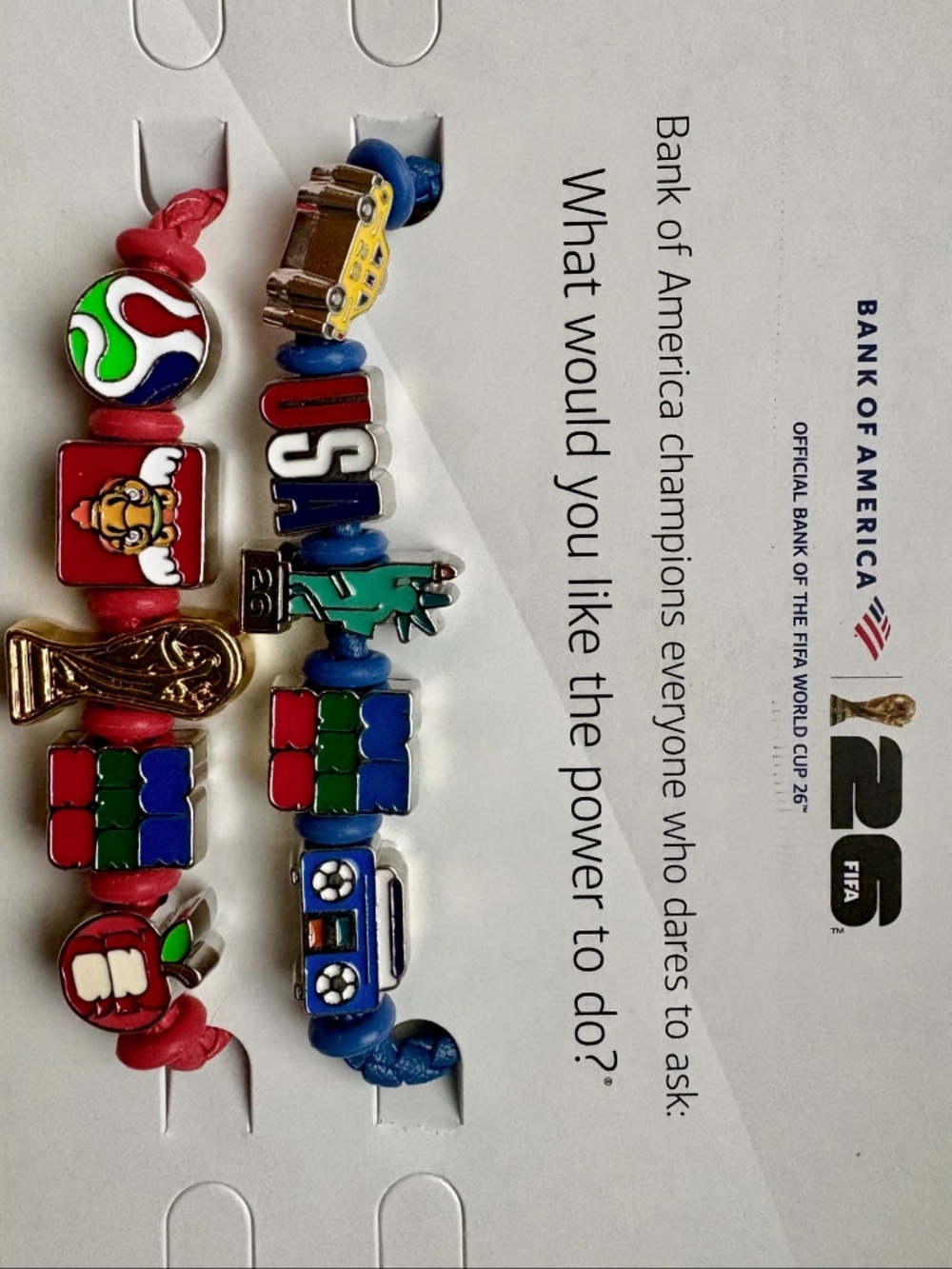 Share FIFA Fan Fav World Cup 2026 Bracelet Combo with FIFA, Soccer & NYC Charms!